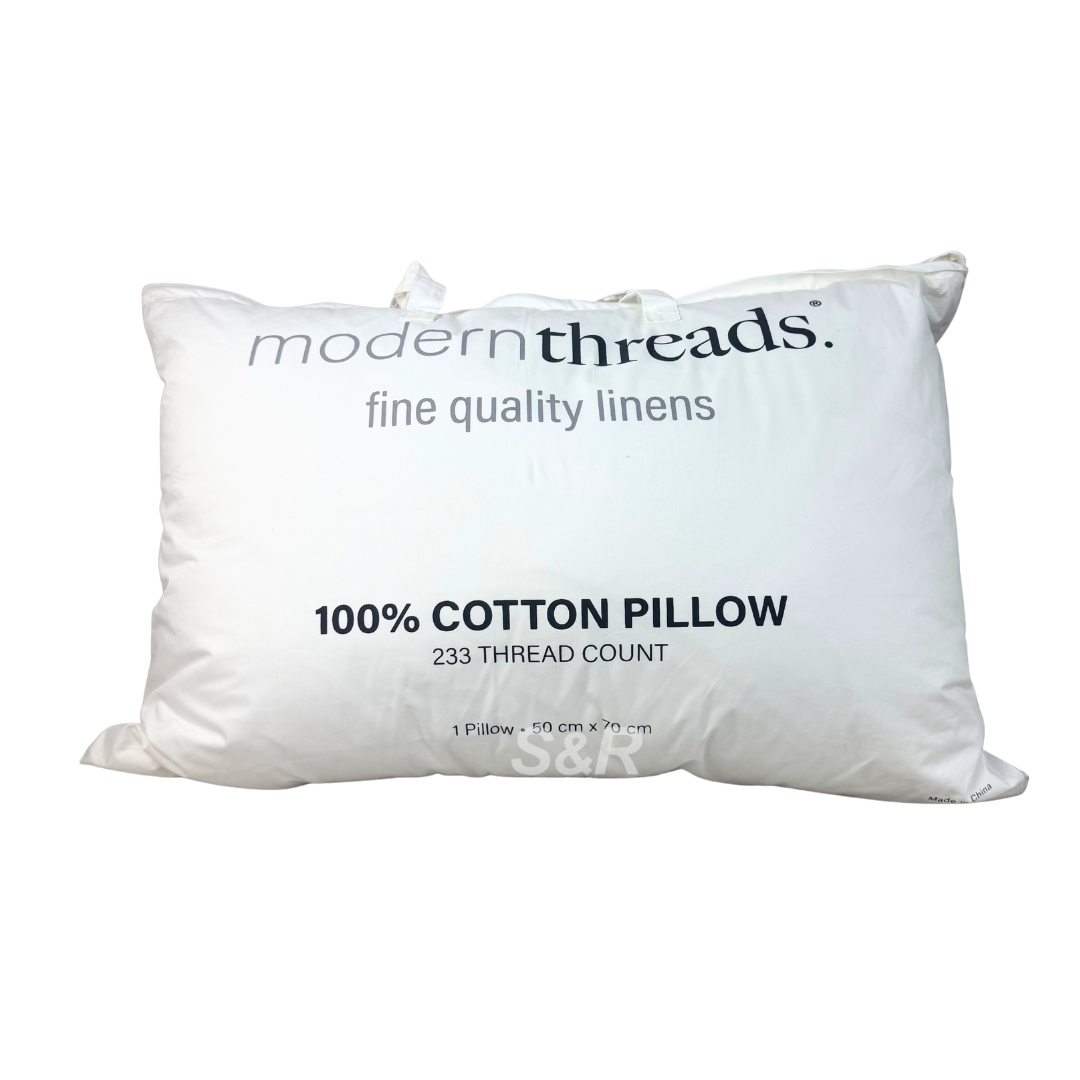 Modern Threads 100% Cotton Pillow with Bag Modern Threads 100% Cotton Pillow with Bag